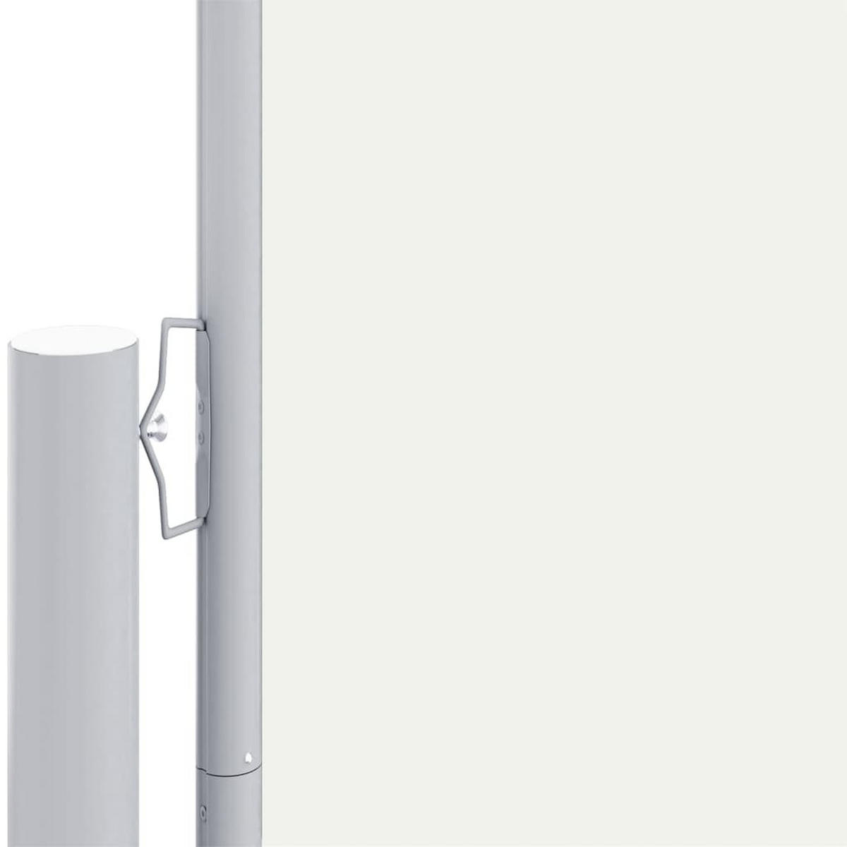 SEITENMARKISE Ausziehbar Creme 200x1000 cm - Creme, Textil (1000/200/1000cm) - furnicato