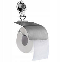 TOILETTENPAPIERHALTER 10 x 22 cm, silber - Silberfarben, Metall (10/22cm) - KADAX