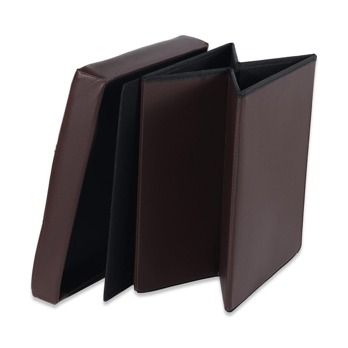 SITZBOX Ravello L mit Knöpfen Braun Ökoleder - Braun, Textil (38/38/38cm) - Komodee