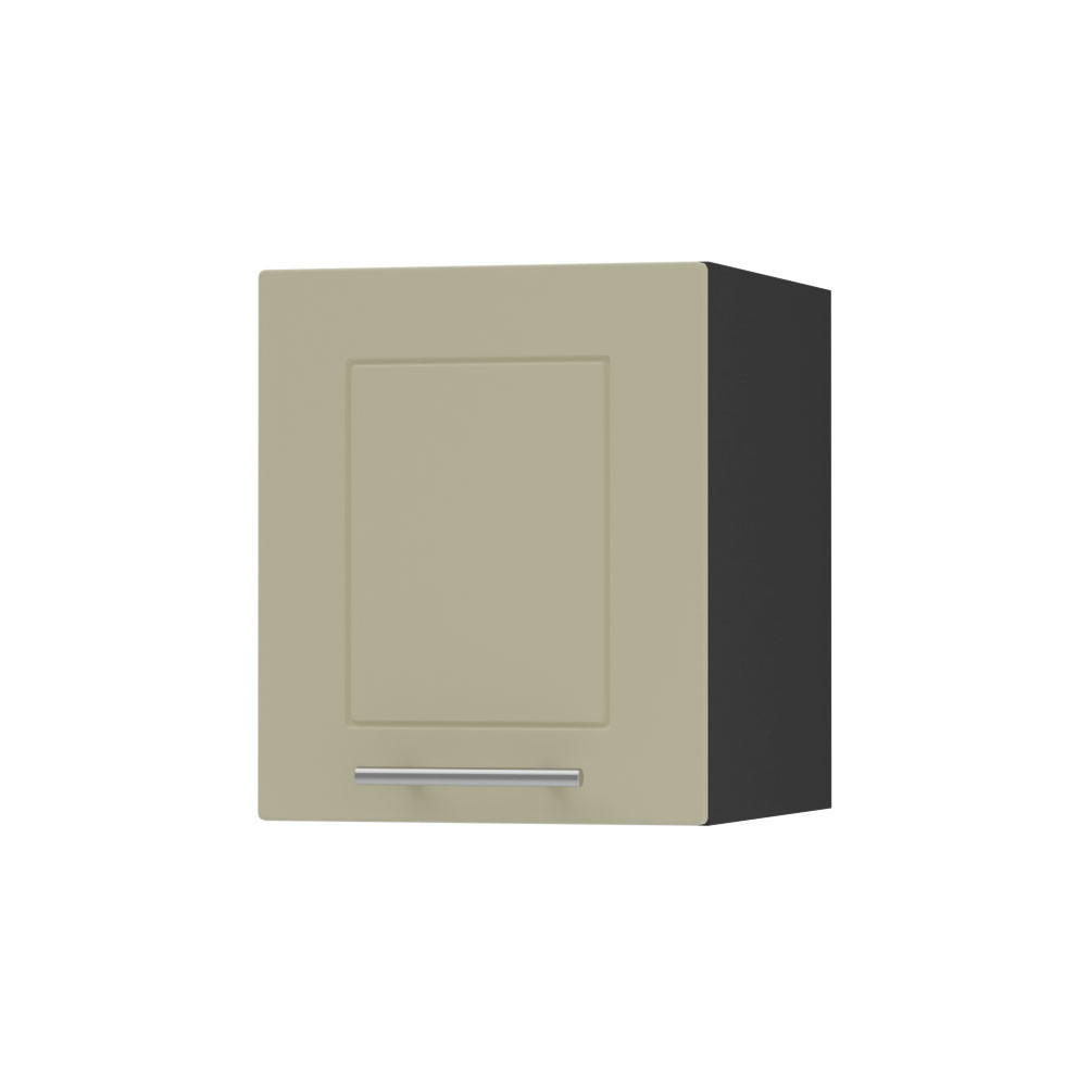 Feldmann-Wohnen Klapphängeschrank Creme, Schwarz 40x36x32.5 cm