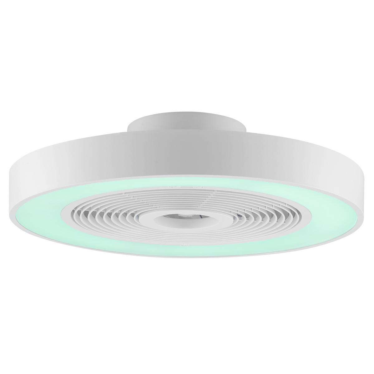 LED DECKENLEUCHTE Catania Weiß 48,6/48,6/13,7 cm - Weiß, Kunststoff (48.6/48.6/13.7cm) - Brilliant