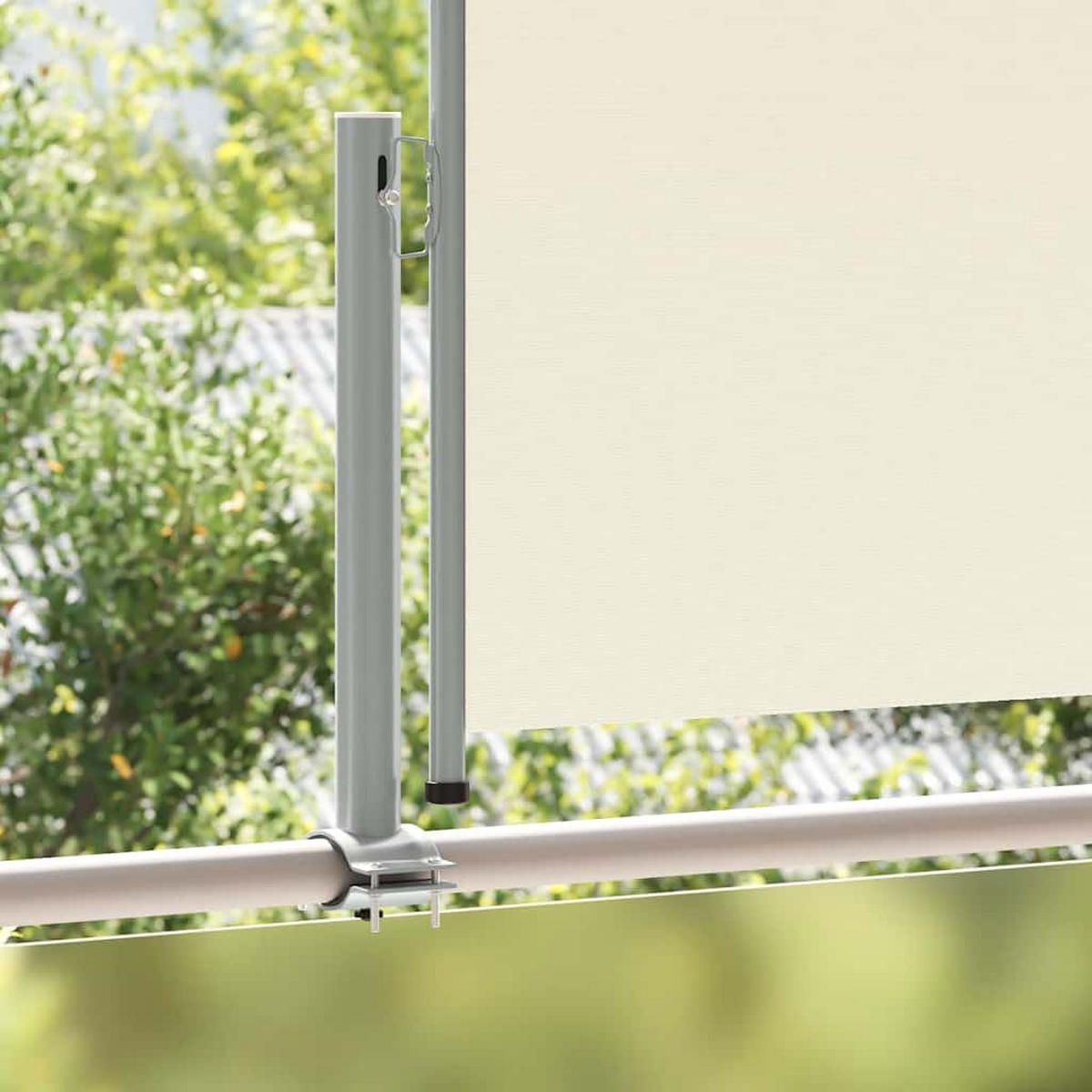 SEITENMARKISE Ausziehbare 100/300 Cm Creme - Creme, Textil (300/100cm) - vidaXL