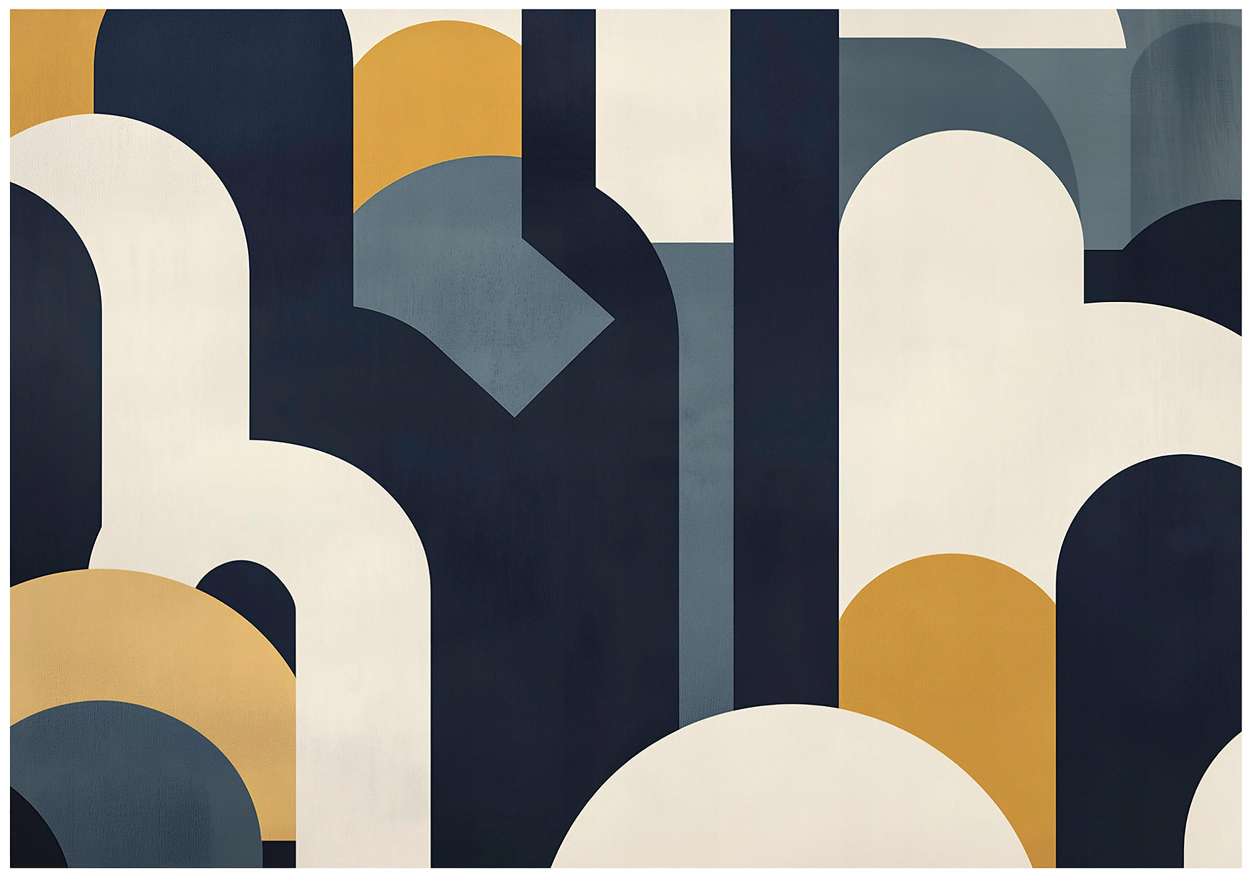 FOTOTAPETE Abstrakt Art Deco Vlies Tapete Wohnzimmer 150x105 - Multicolor, Papier (150/105cm) - Wallarena