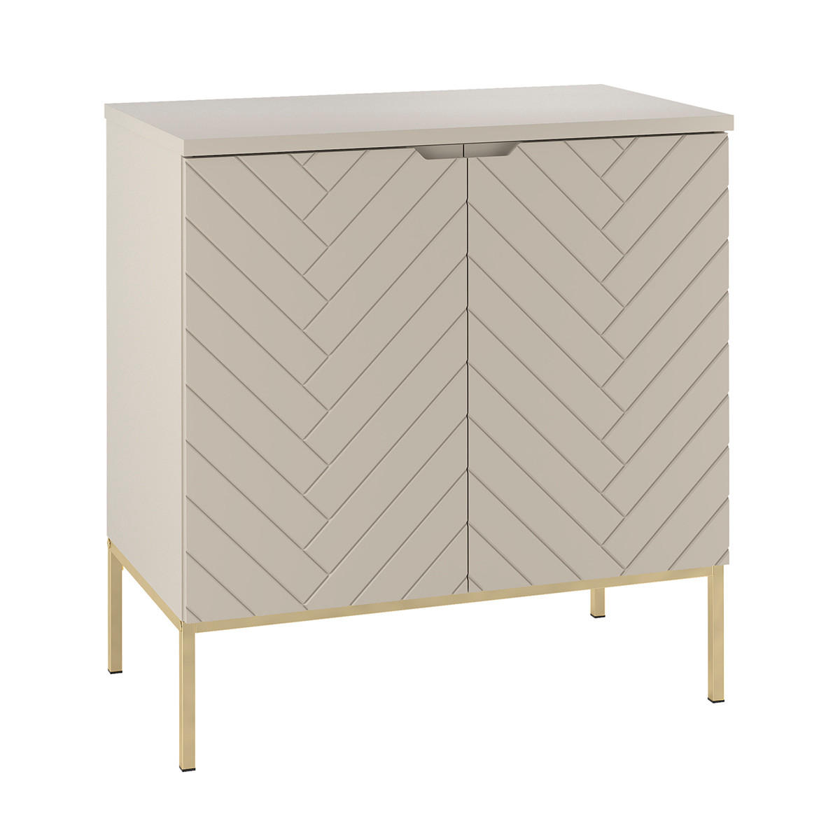 WASCHTISCHUNTERSCHRANK 80.6cm Daria Kaschmir - Beige, Holzwerkstoff (80.6/84.2/46.5cm) - Petits-meubles