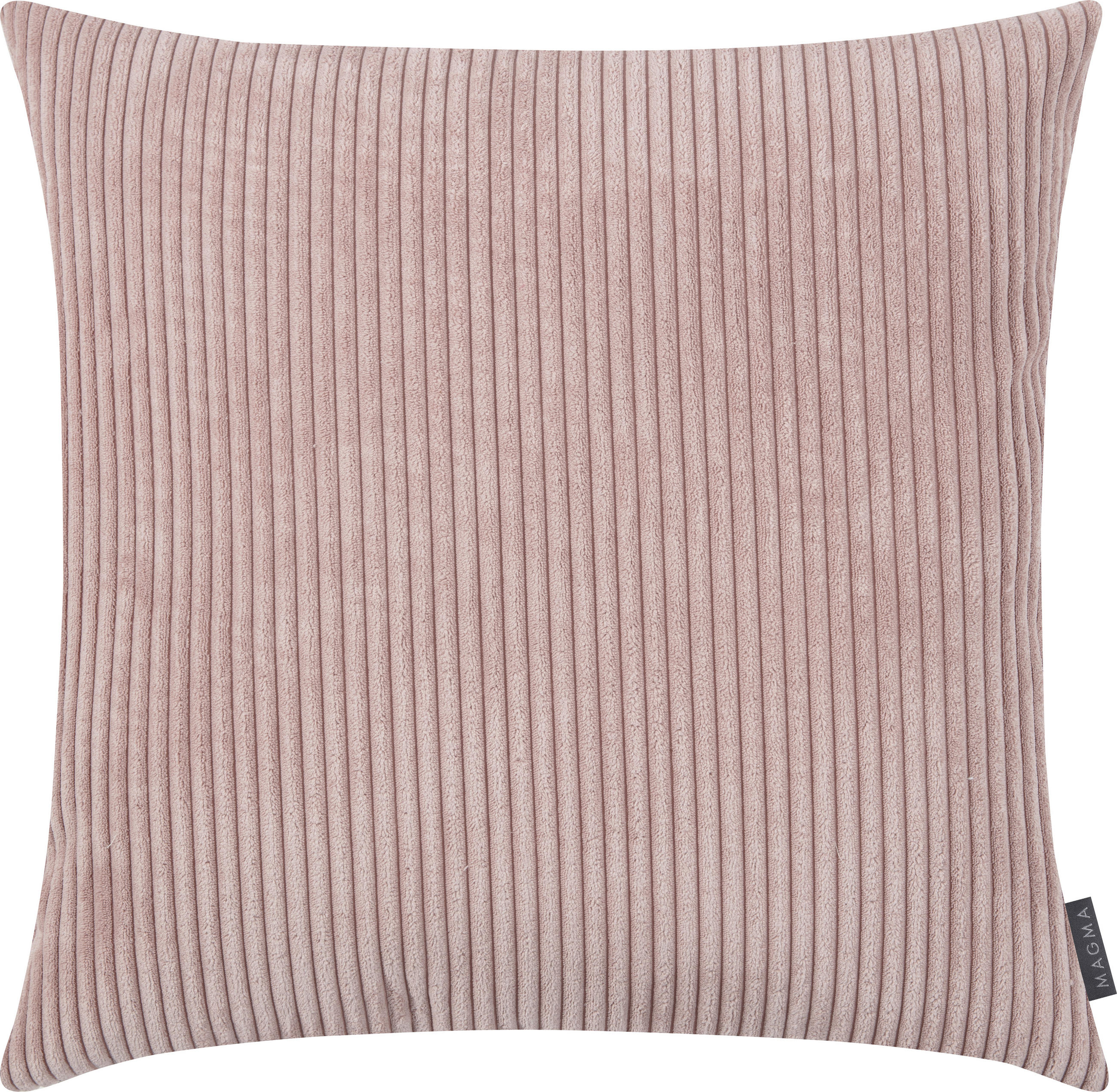 KISSENHÜLLE Shara Cord Look rose - Hellrosa, Textil (45/45cm) - Magma Heimtexx