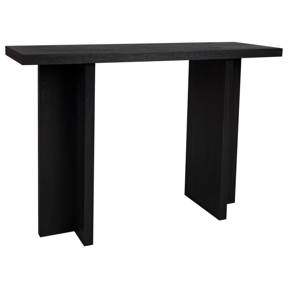 FLURTISCH aus Holz, schwarz, 120x40x81 - Schwarz, Holz (40/120/81cm) - Wanderlust