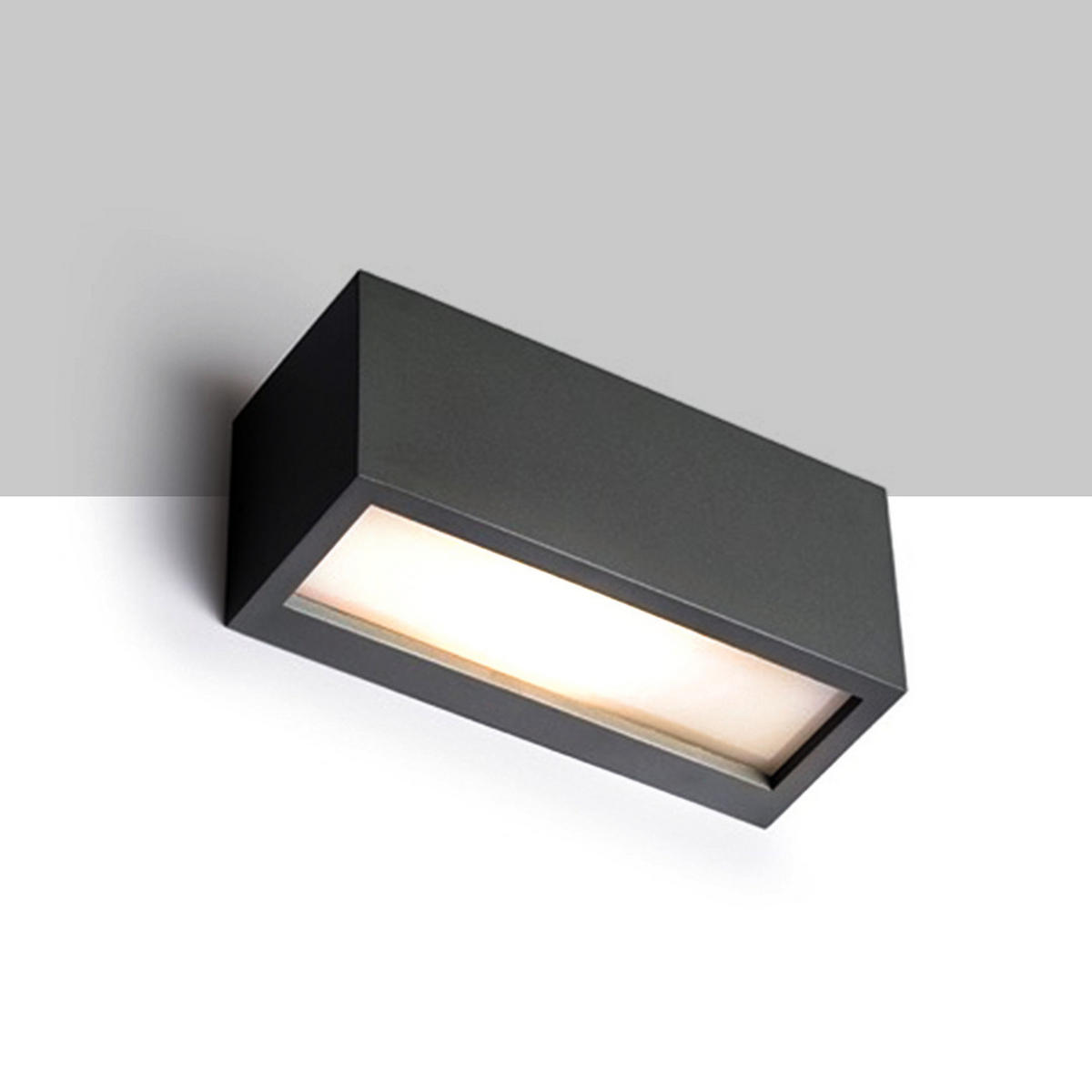 AUSSENLEUCHTE DURANT UP - DOWN Anthrazitgrau 15 W IP54 - Grau, Metall (10/25/109cm) - Rendl