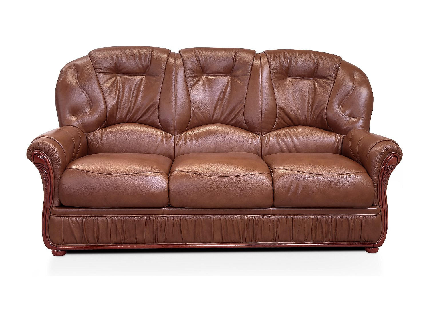 Vente-Unique Sofa Braun 183x97x91 cm