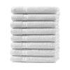 GÄSTEHANDTUCH 30x50 cm Frottier Gästetuch im 8er Set aus 100% Baumwolle, Weiß 500g/m2 - Weiß, Textil (35/50cm) - Carpe Sonno