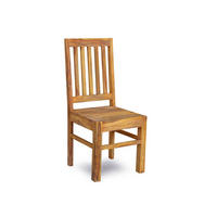 STUHL Sheesham 45x45x100 braun geölt NATURE BROWN #81 - Braun, Holzwerkstoff (45/100/45cm)