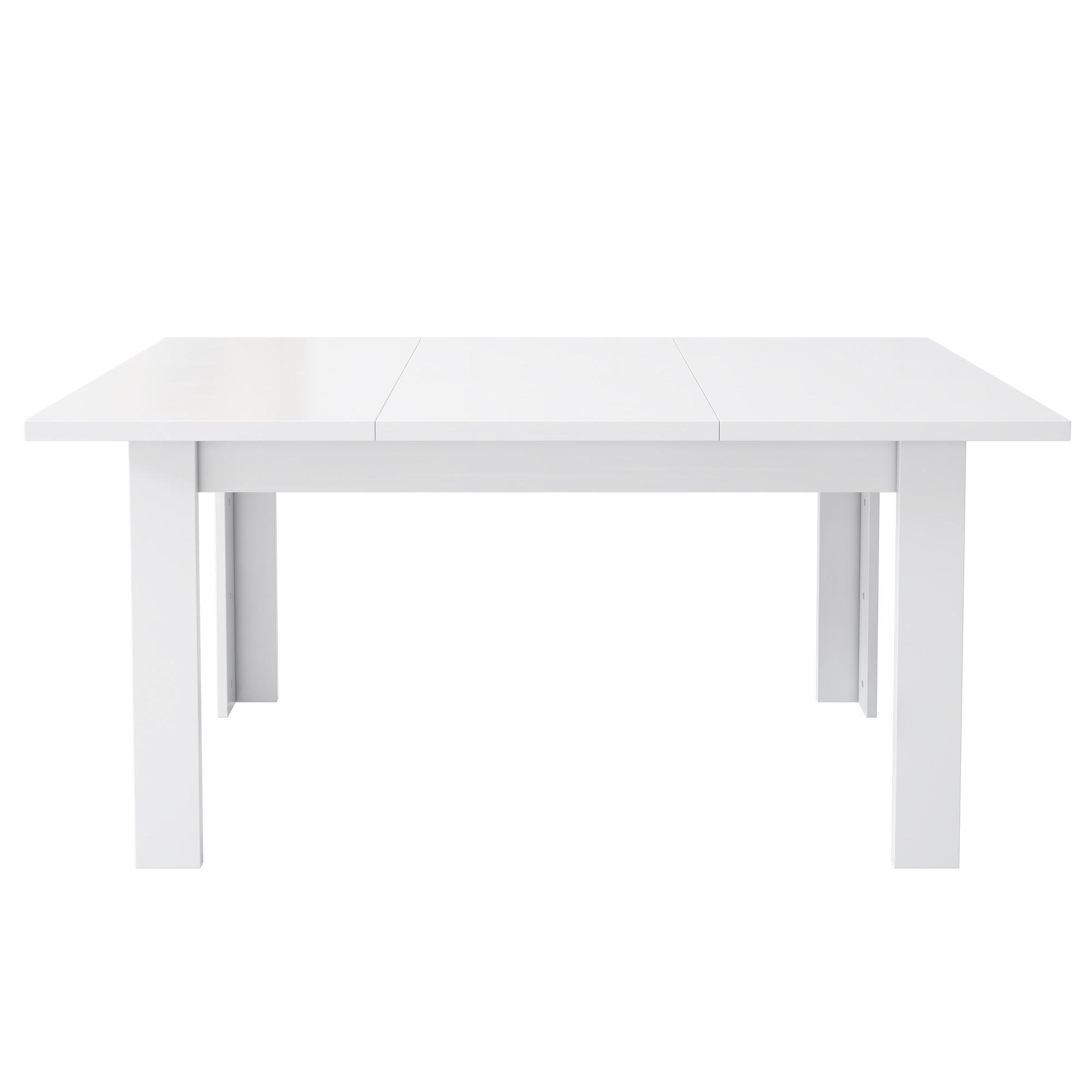 ESSTISCH Weiß 120/70/75 cm - Weiß, Holz (70/120/75cm) - PANGIVO