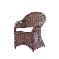 GARTENSTUHL Basel Braun Relaxsessel - Braun, Holz (65/88/64cm) - DELUKE