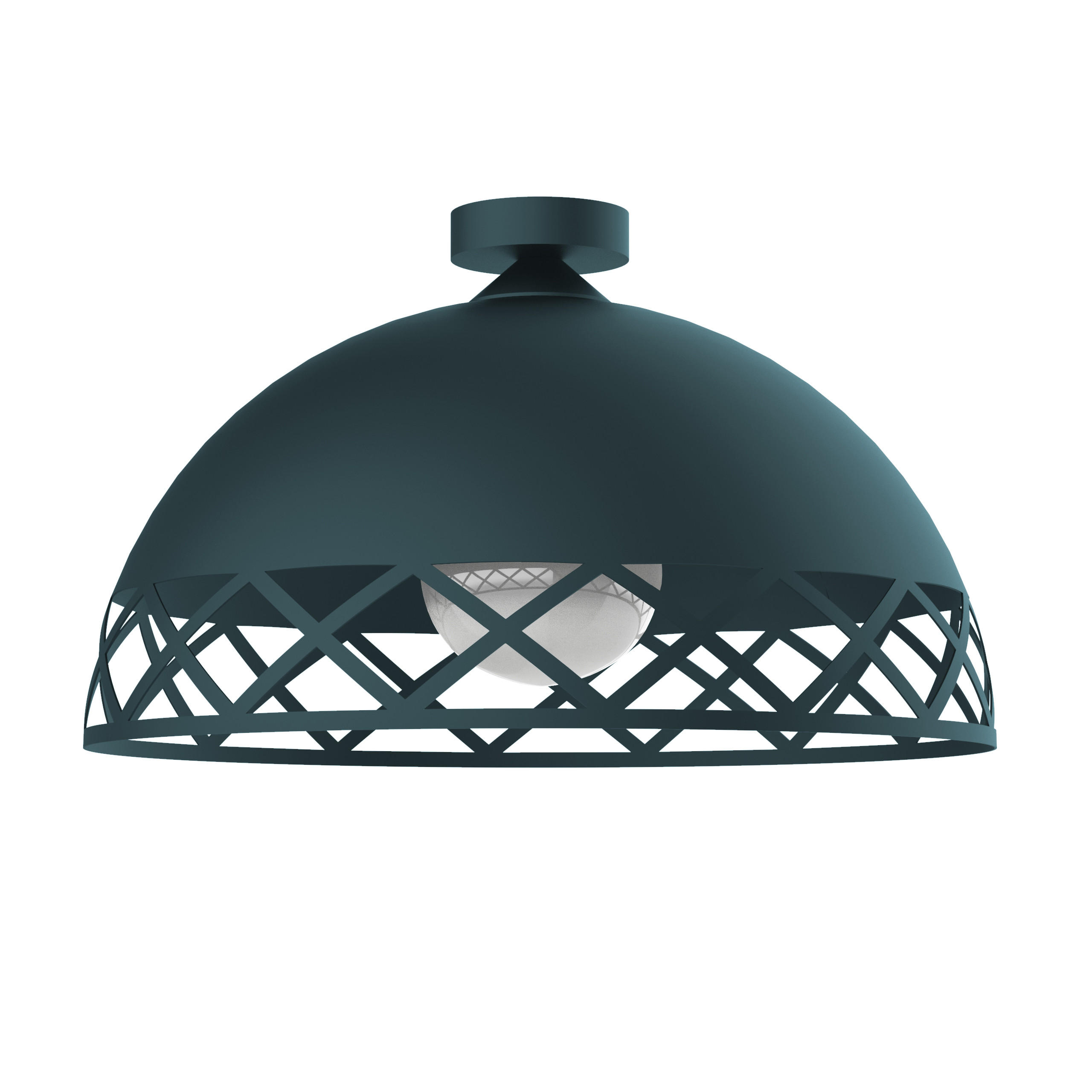 DECKENLEUCHTE - Blau, Metall (20/40/20cm) - Lumicom