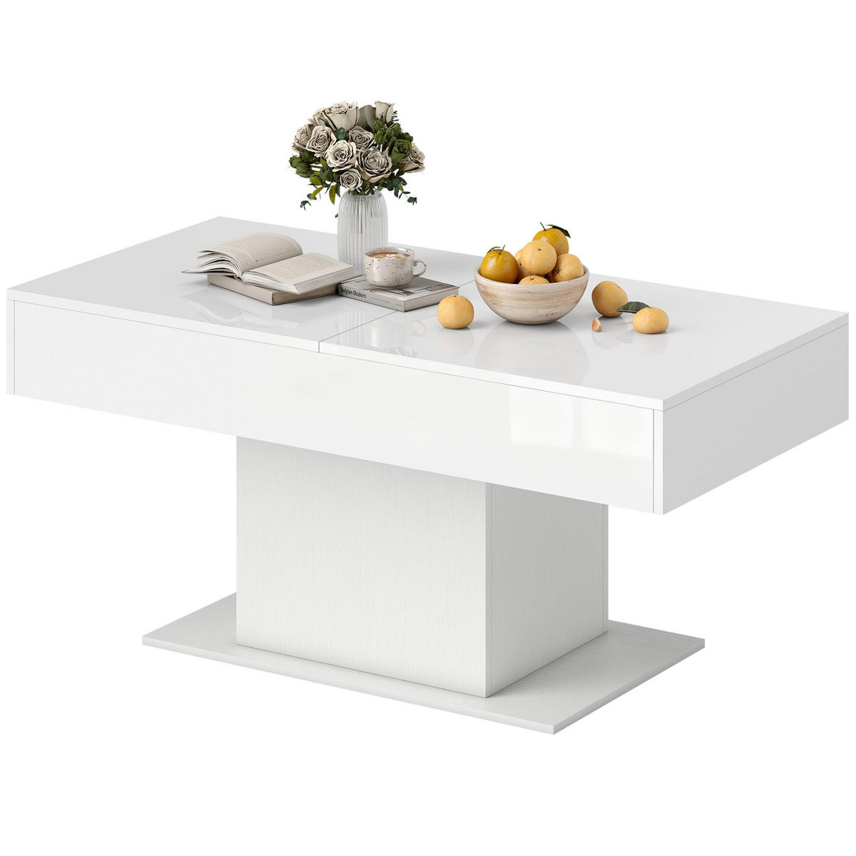 COUCHTISCH Schwarz 1 Stück - Schwarz, Kunststoff (178.5/53/49cm) - GiPP