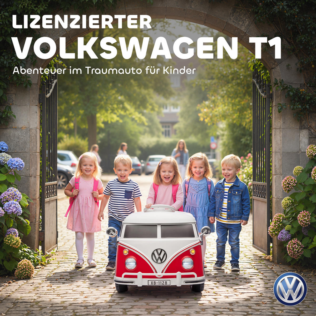 KINDER Elektroauto, 12V Kinderfahrzeug mit MP3 Doppelmotor Hupe LED Sanftanlauf - Rot, Metall (89/49/41.5cm) - AIYAPLAY