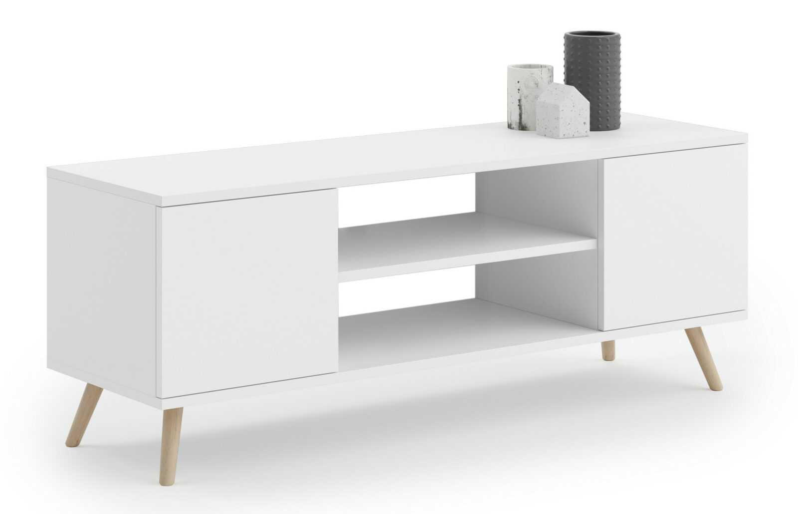 LOWBOARD Focus - Weiß, Holzwerkstoff (40/50/155cm) - RAUMHIRSCH FURNITURE