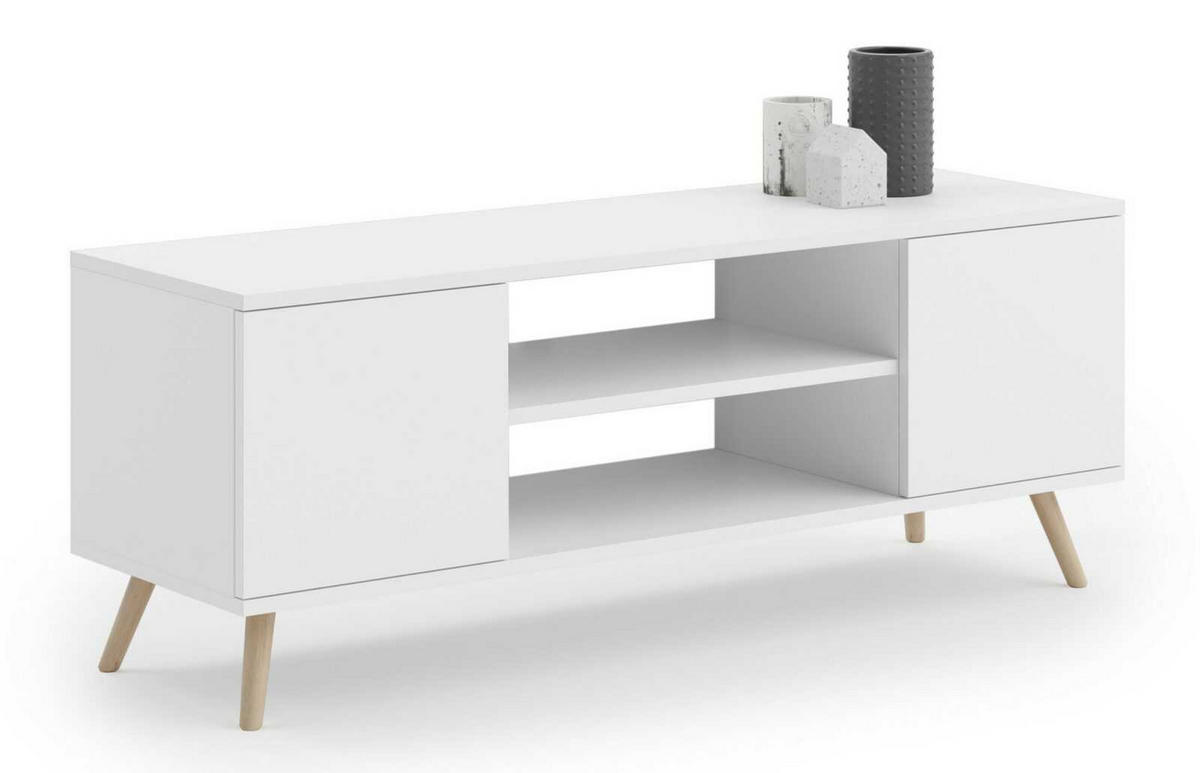 LOWBOARD Focus - Weiß, Holzwerkstoff (40/50/155cm) - RAUMHIRSCH FURNITURE