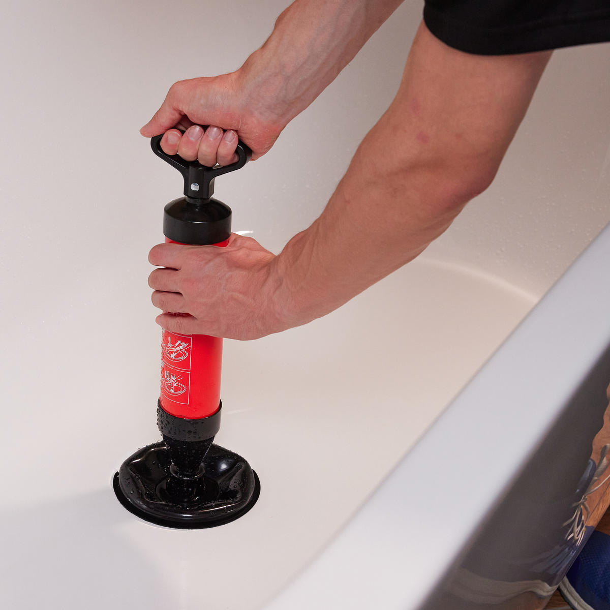 ABFLUSSREINIGER - Multicolor, Kunststoff (15/15/42cm) - Relaxdays