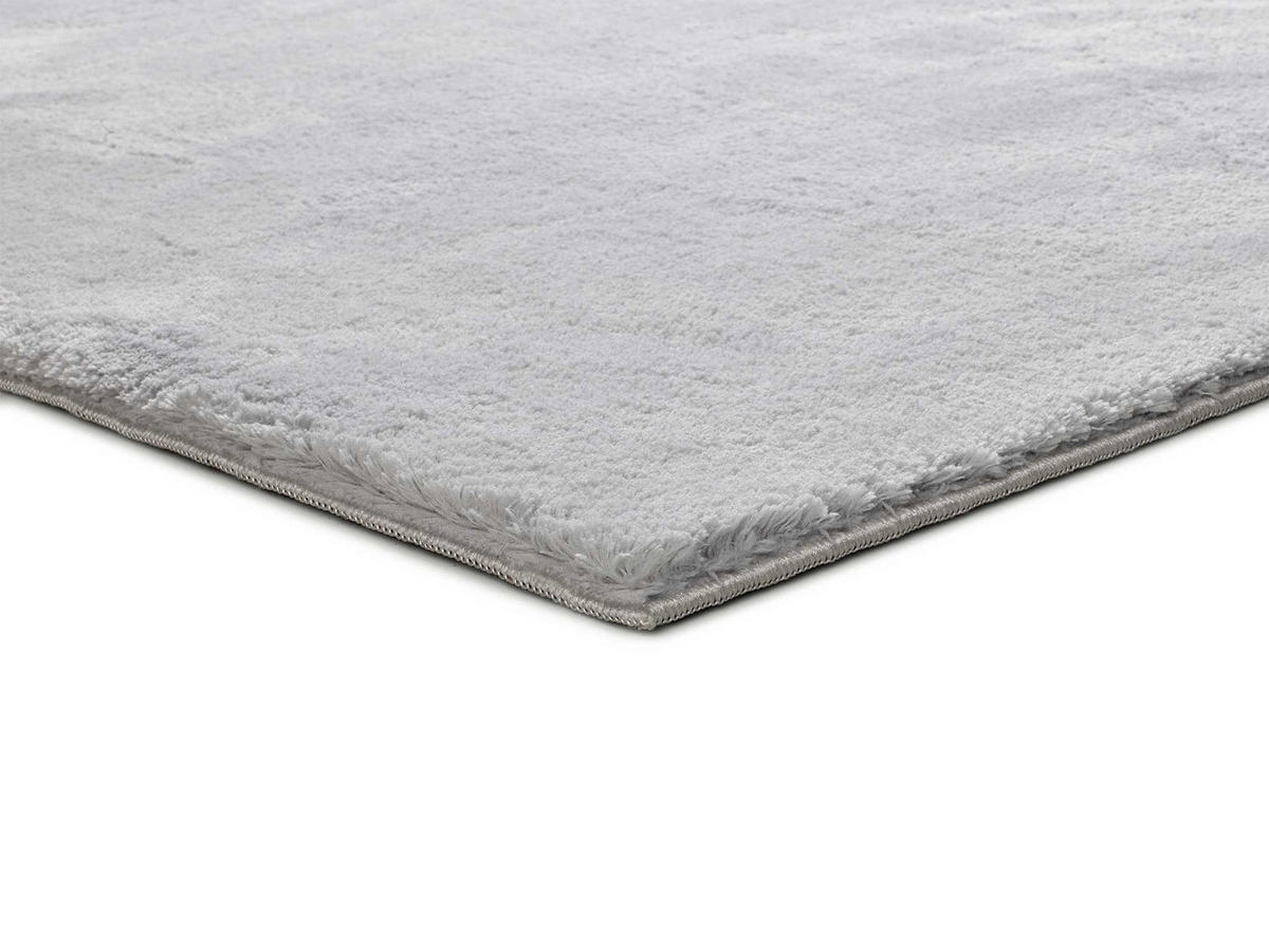 WEBTEPPICH waschbar Silber Loft 140/200 cm - Silberfarben, Textil (140/200cm) - Atticgo