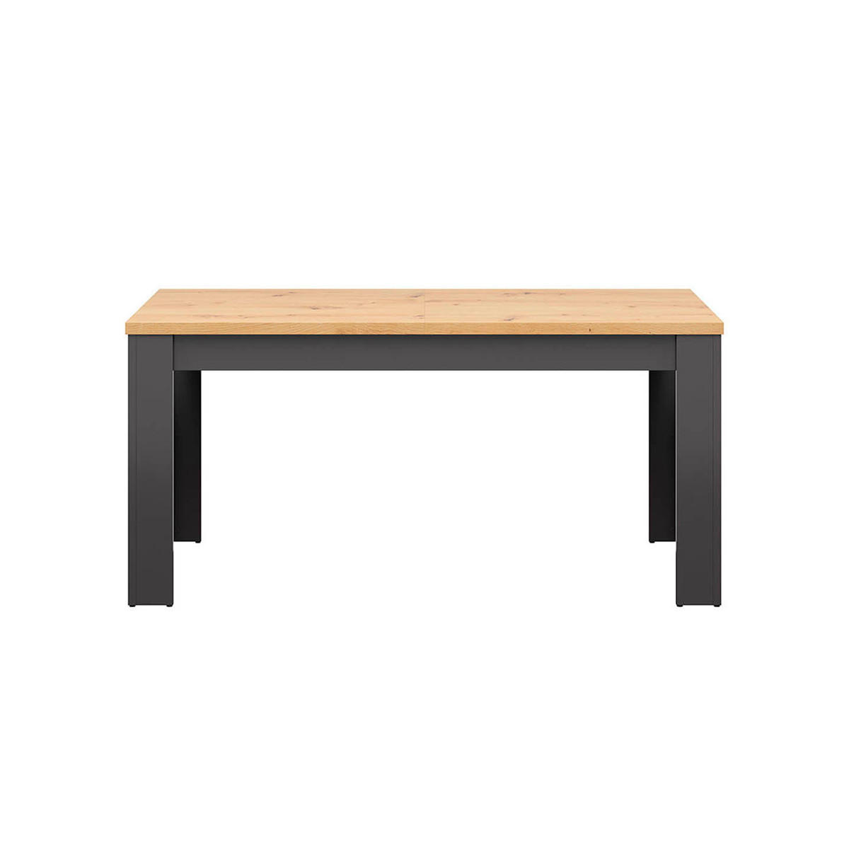 STOL ZA BLAGOVAONICU Duck 8 mjesta Ugljenosivi sivi i drvo - siva, drvni materijal (90/200/76cm) - Petits-meubles