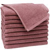 GÄSTETÜCHER, 10er-Set, 30x50 cm, 100% Baumwolle, Rosa - Altrosa, Textil (30/50cm) - Zollner