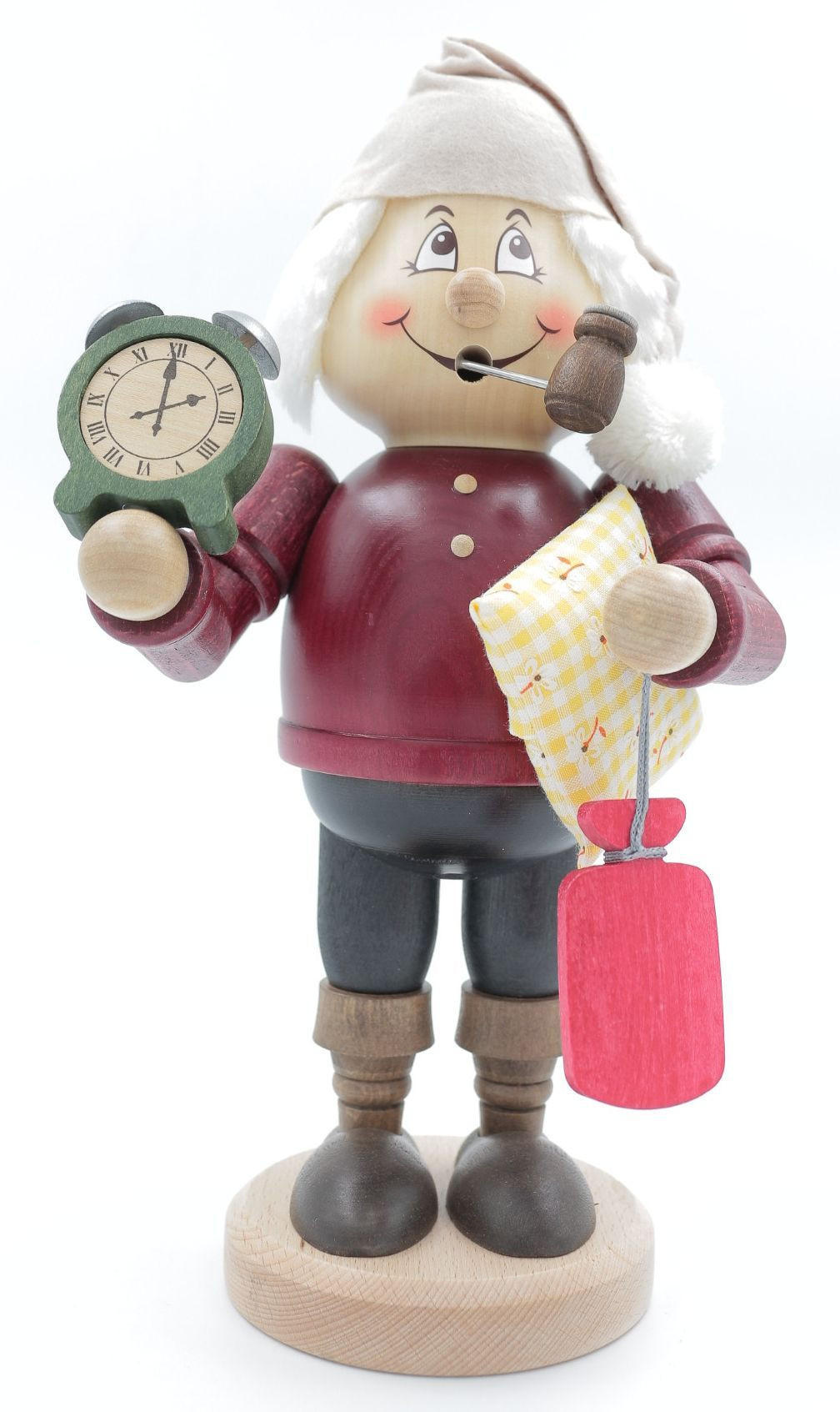 RAUCHFIGUR Wichtel Schlafmütze 32 cm - Multicolor, Holz (15/31/0.1cm)