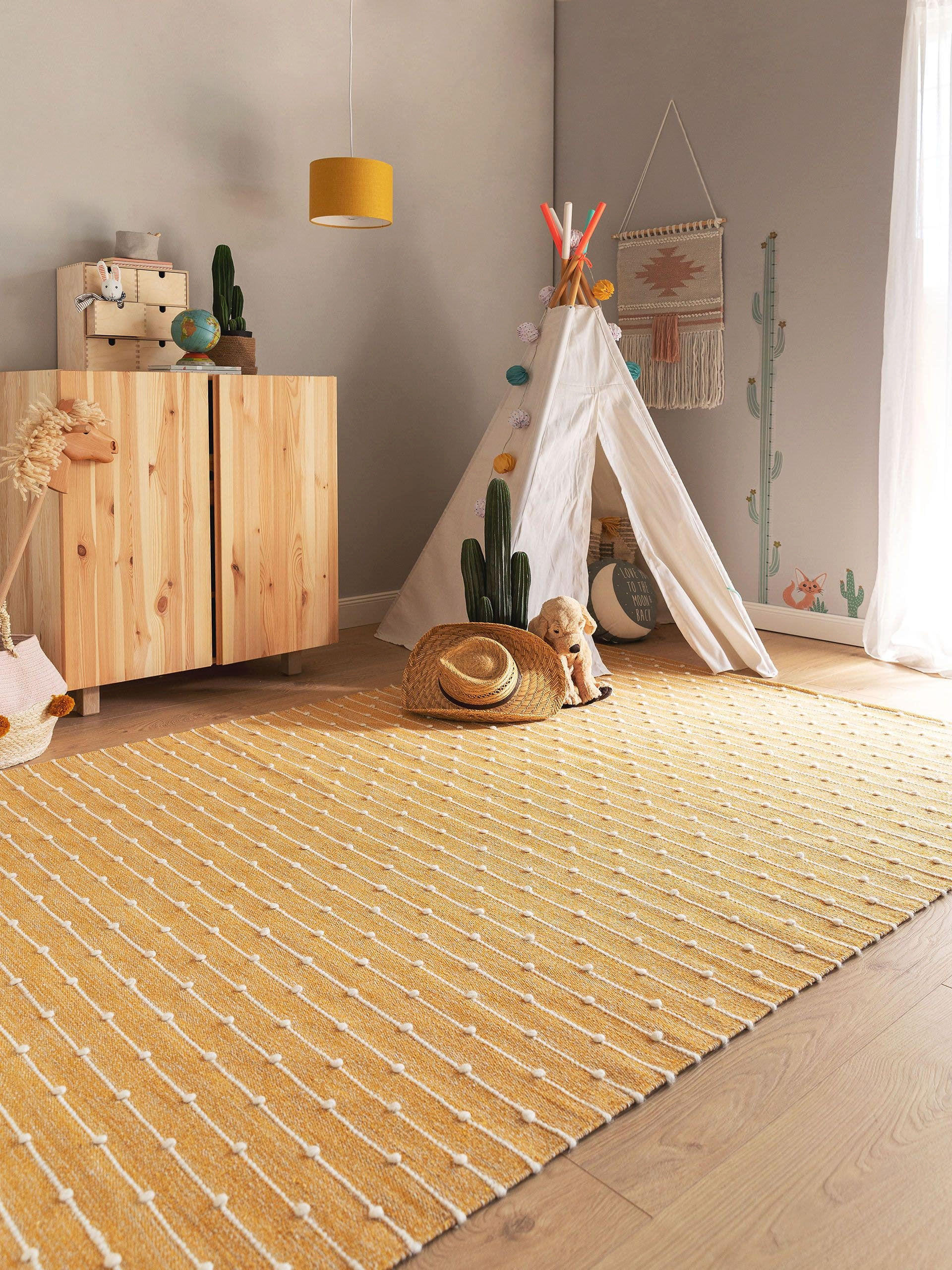 KINDERTEPPICH Lupo Gelb 120x170 cm - Gelb, Textil (120/170cm) - Lytte