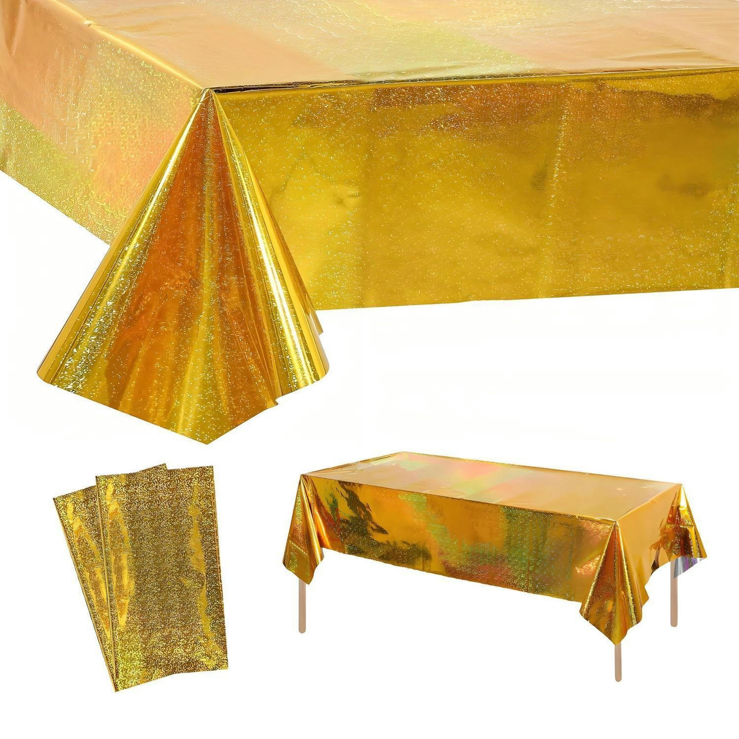 XXXLutz Tischdecke Gold 137x1.5x274 cm