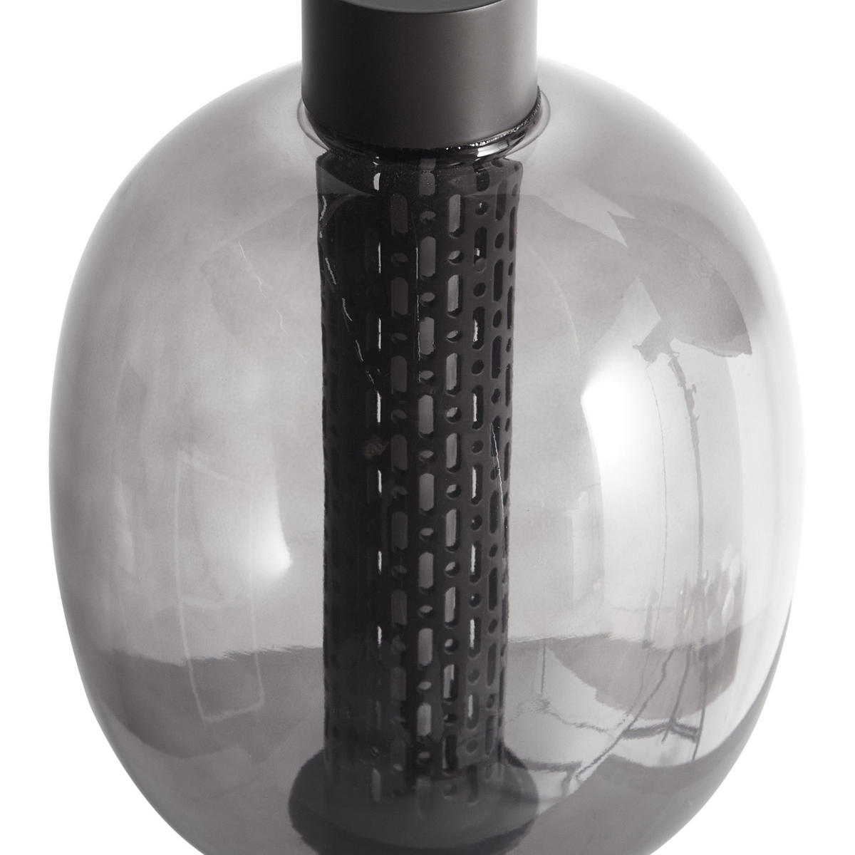 LED-TISCHLEUCHTE Schwarz Pulangi - Schwarz, Metall (15/15/30cm) - Beliani