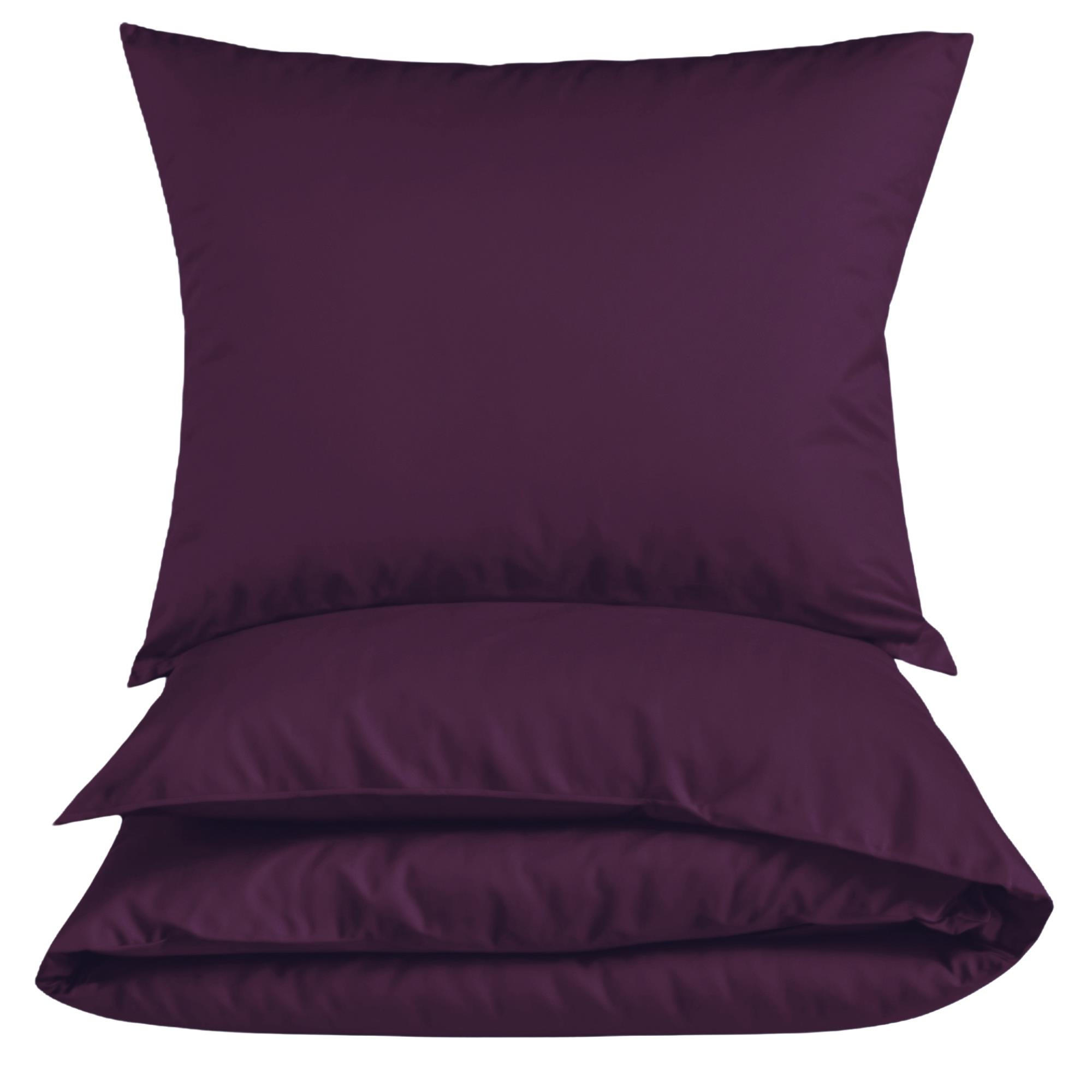 MIKROFASER-BETTWÄSCHE 200x200 cm Lila - Lila, Textil (200/200cm) - Carpe Sonno