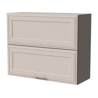KLAPPHÄNGESCHRANK Salo W8B/90-AV Grau / Kaschmir Matt 90 / 32,5 / 72cm - Kaschmir/Grau, Holz/Holzwerkstoff (90/72/32.5cm) - Feldmann-Wohnen