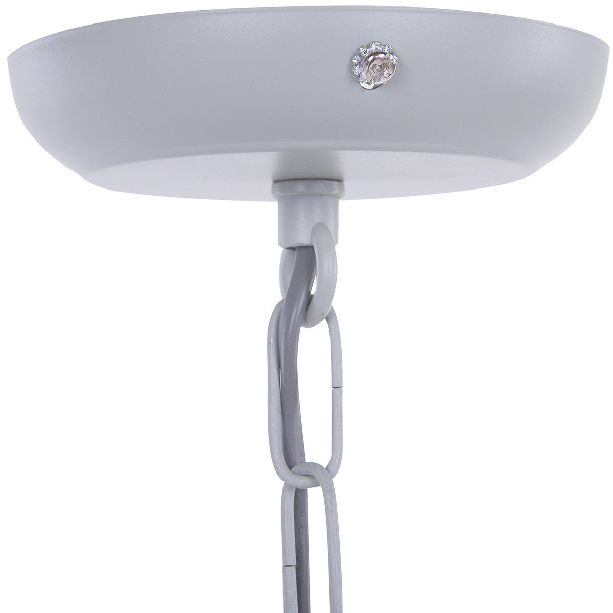 HÄNGELEUCHTE Mezen 44/44/82 cm - Grau, Metall (44/44/82cm) - Beliani