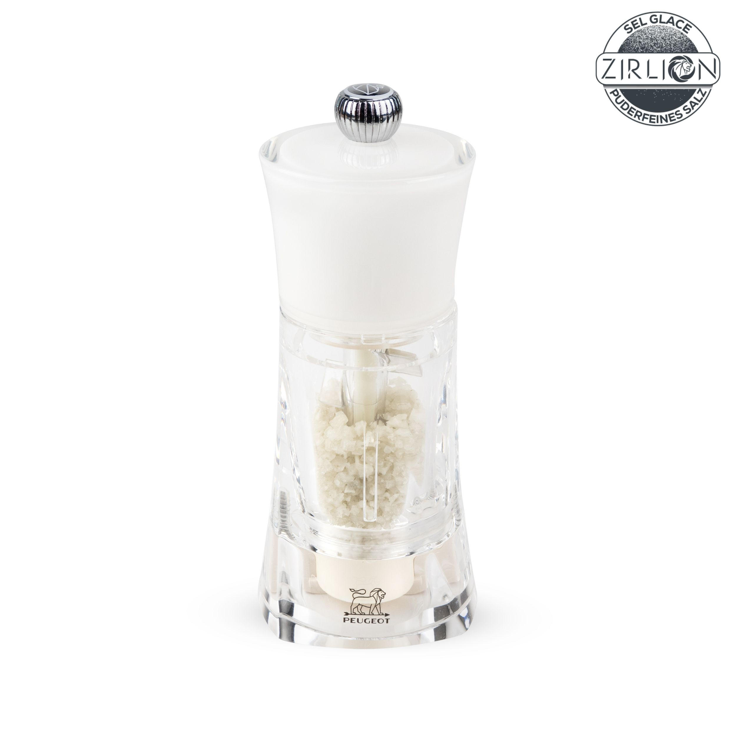 FEUCHTSALZMÜHLE Molene 14cm Weiß Zirkonia-Mahlwerk - Weiß, Kunststoff (7/14/7cm) - PEUGEOT