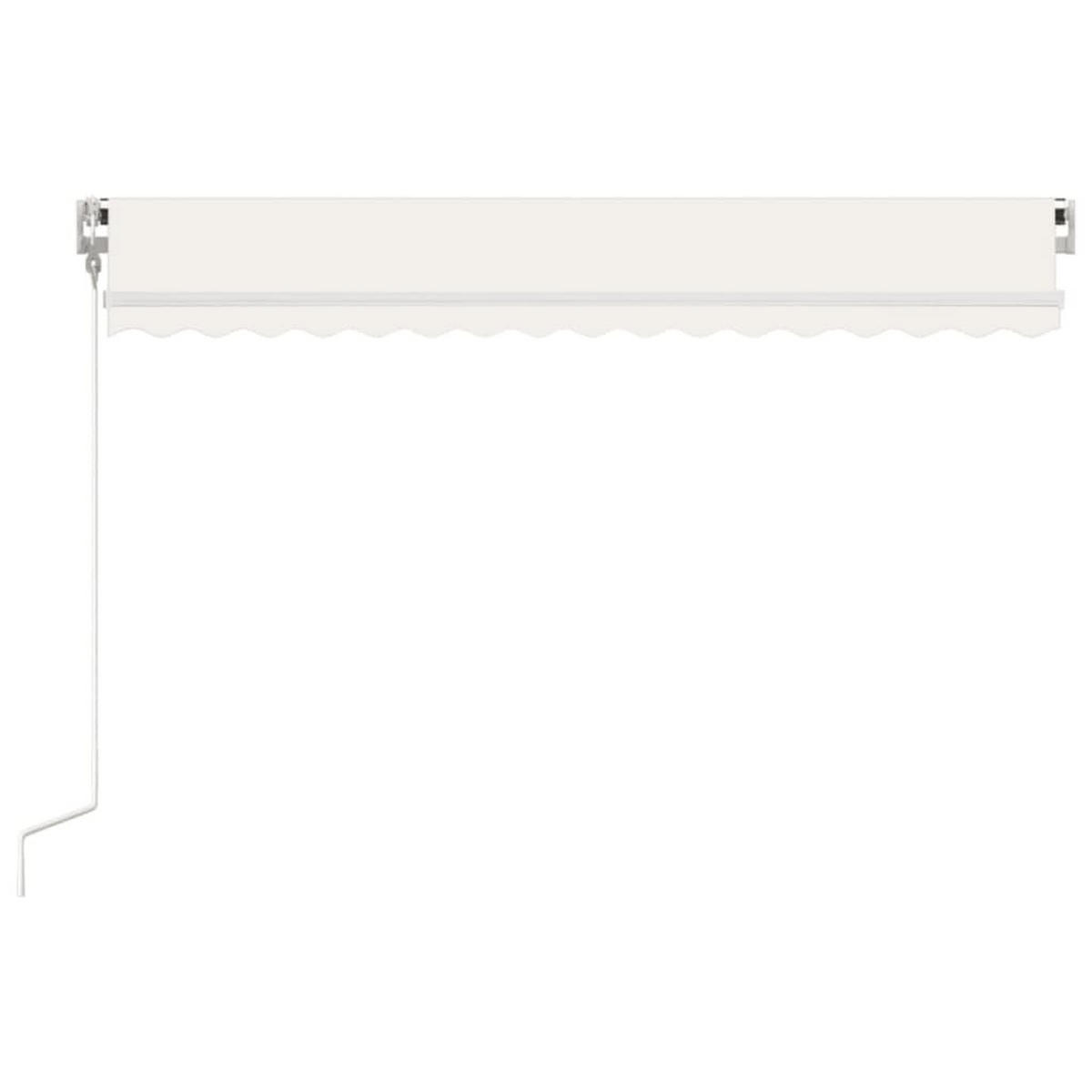 MARKISE Automatisch Einziehbar 450x350 cm Creme - Creme, Metall (450/1/450cm) - furnicato