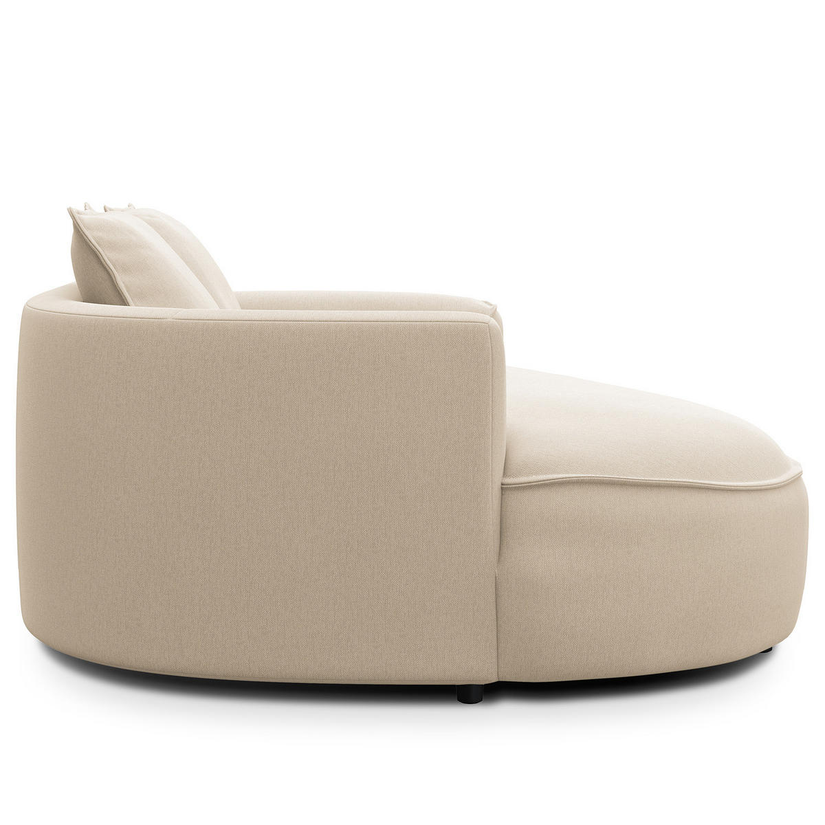 2,5-SITZER SOFA - Beige, Textil (217/82/156cm) - home24