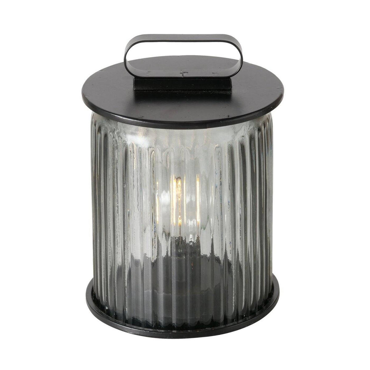 LATERNE Spargo - Schwarz, Metall (13/18/13cm) - Boltze Home
