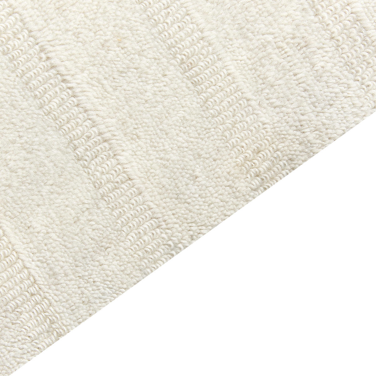 KURZFLOR-TEPPICH Beige 200/300 cm Dagari - Beige, Textil (200/300cm) - Beliani
