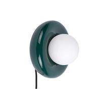 WANDLAMPE Cadiz Ring - Grün - Grün, Stein (19/17/19cm) - Leitmotiv