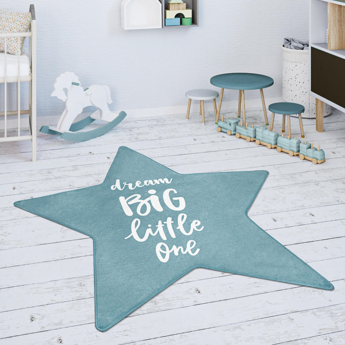 KINDERTEPPICH 120/120 cm Chicos 558 - Blau, Textil (120/120cm) - Paco Home