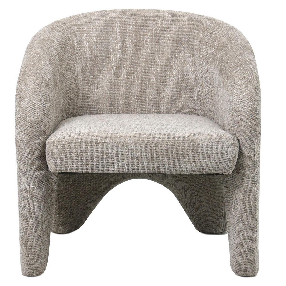 SESSEL aus Stoff, beige - Beige, Textil (74/75/73cm) - Giga Meubel