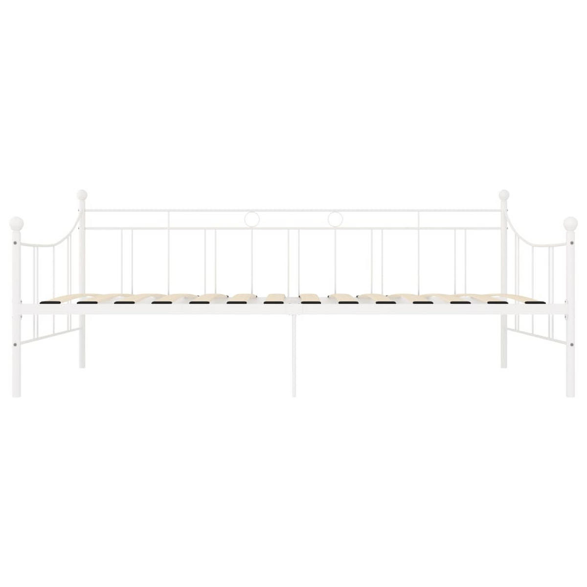 METALLBETT Henson 95/208 cm - Weiß, Metall (90/200cm) - Nettlife