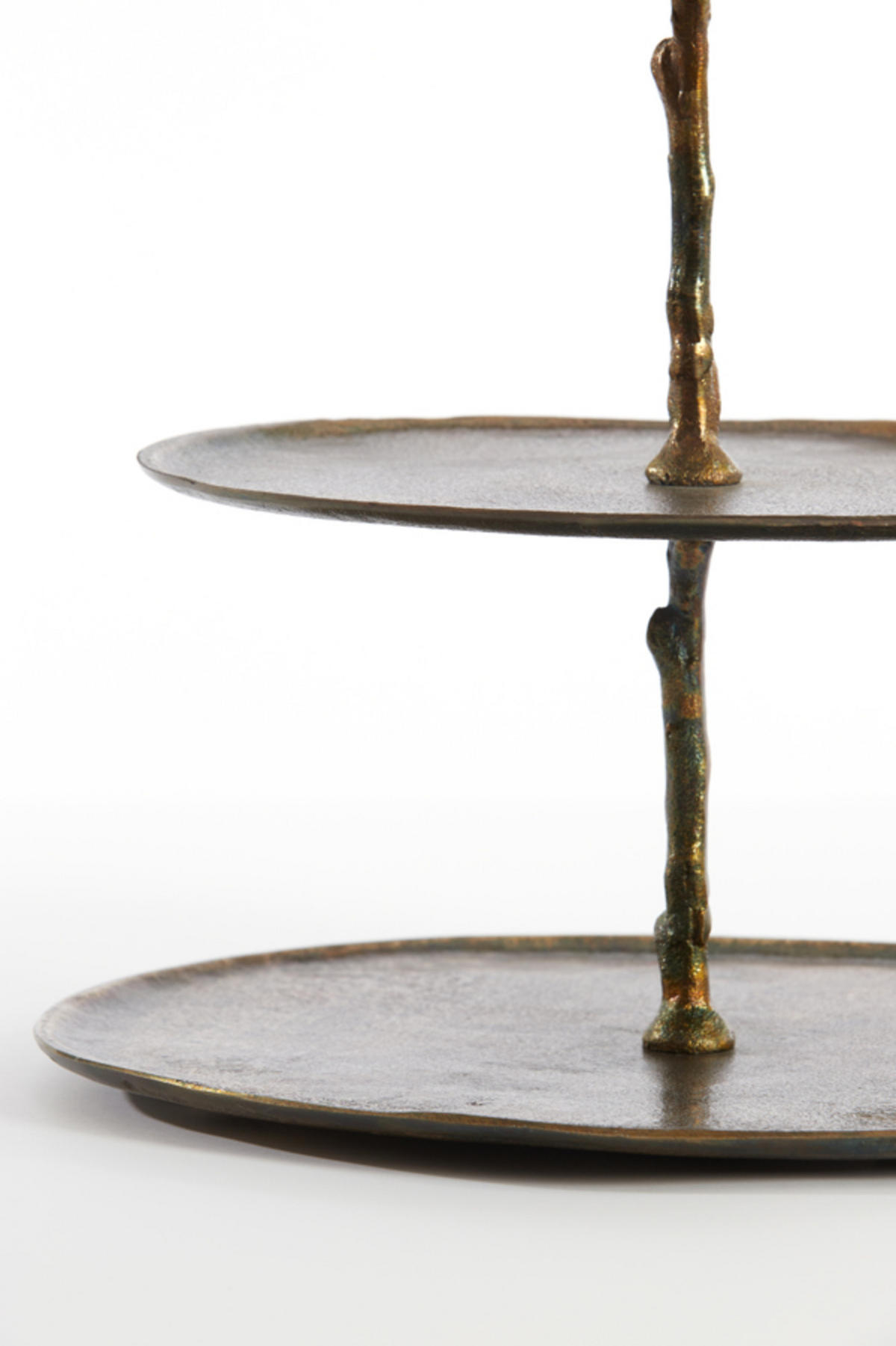 ETAGERE Tresa Bronze Ø35/45 cm - Bronzefarben, Metall (35/45cm) - Light & Living