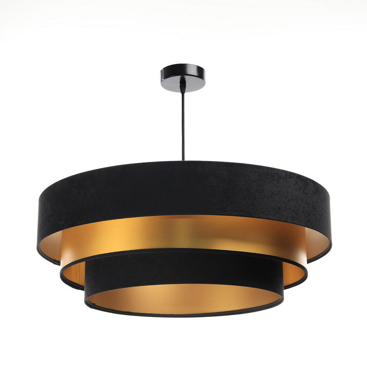 HÄNGELEUCHTE Gold 60/20 cm - Goldfarben, Kunststoff (60/1.5/20cm) - ONZENO