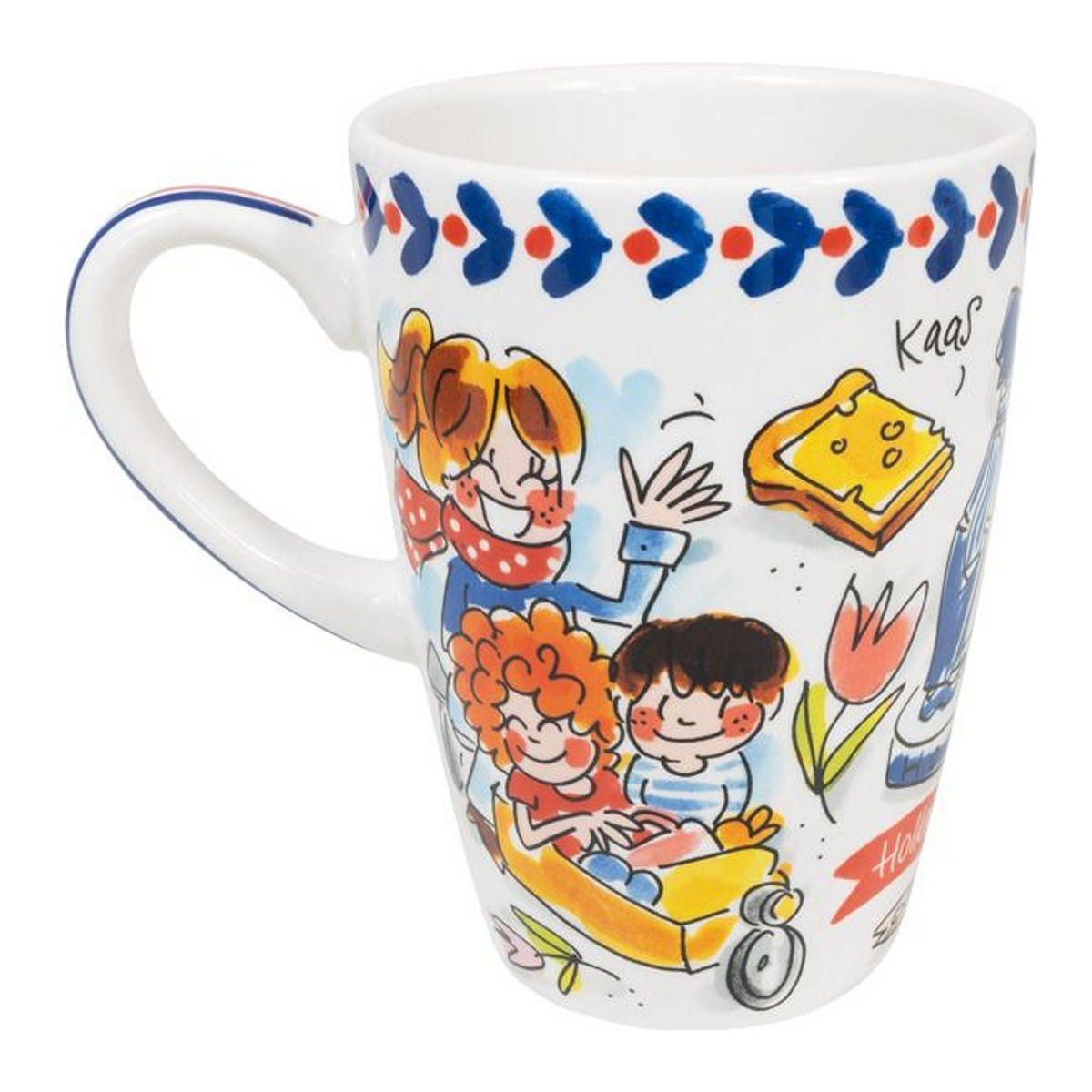 XL-BECHER Holland in Bunt - 500 ml - Multicolor, Keramik (0.5L) - Blond Amsterdam