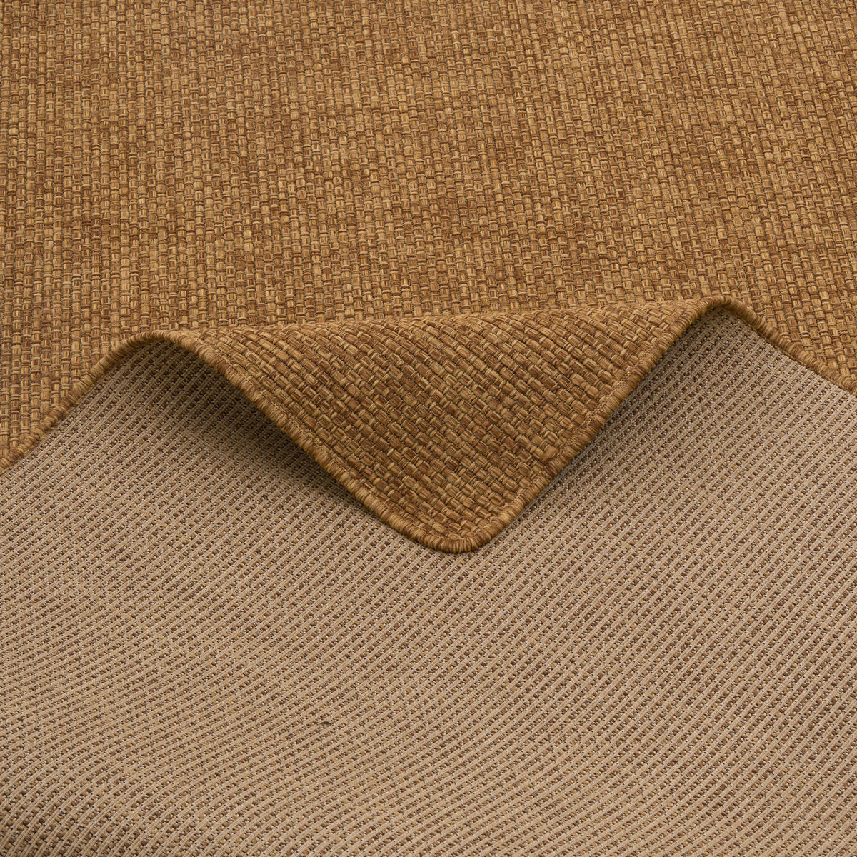 IN- & OUTDOOR FLACHGEWEBE TEPPICH PORTO MELIERT - Braun, Textil (200/250cm) - Snapstyle