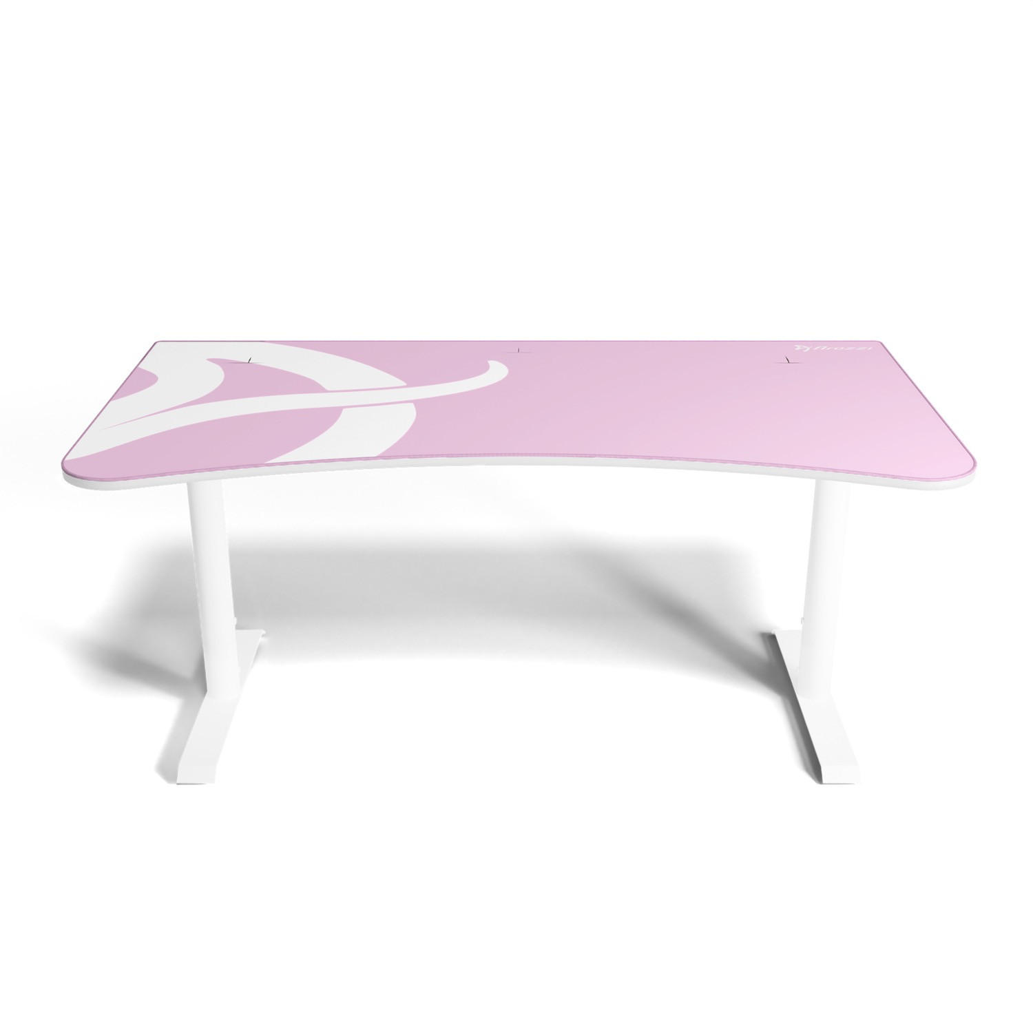 GAMINGTISCH Arena 160/82/71-81 cm Weiß-Rosa - Weiß/Rosa, Metall (82/160/71cm) - Arozzi