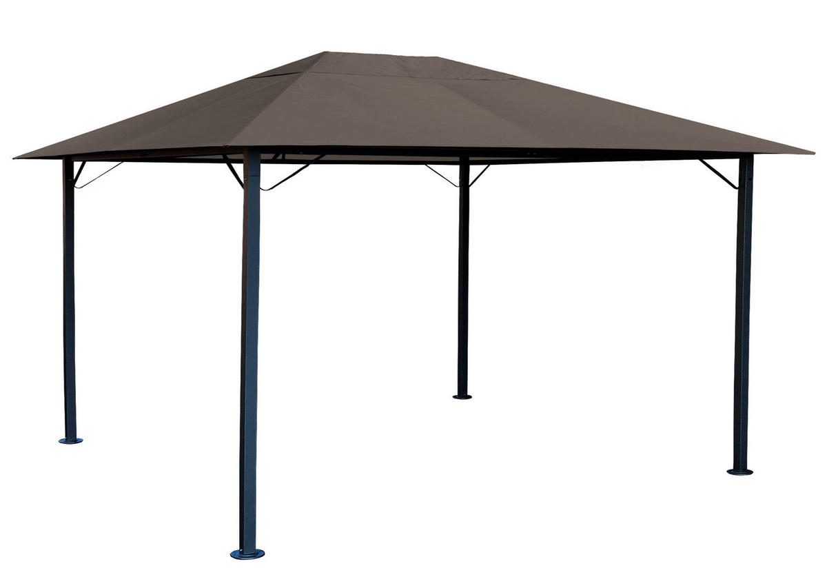 PAVILLON Nizza 3x4m Taupe - Taupe, Metall (300/263/400cm) - QUICK STAR