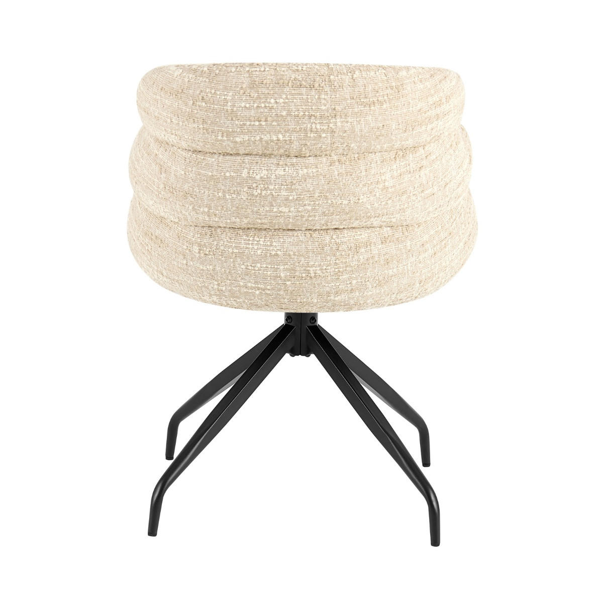 ESSZIMMERSTUHLE 2er Set Drehbar aus Stoff, beige - Beige, Textil (60/83/67cm) - Giga Meubel