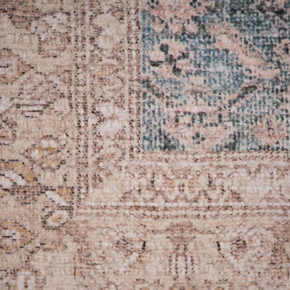 VINTAGE-TEPPICH Ishani Genevieve Beige - Beige, Textil (191/279cm) - Kukoon Rugs