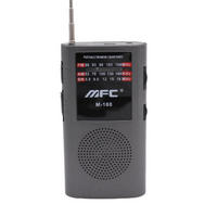 RADIO EMERGENCY AM/FM/SW-Dreibandradio - Grau, Kunststoff (6.8/2.7/13.3cm) - Authentics